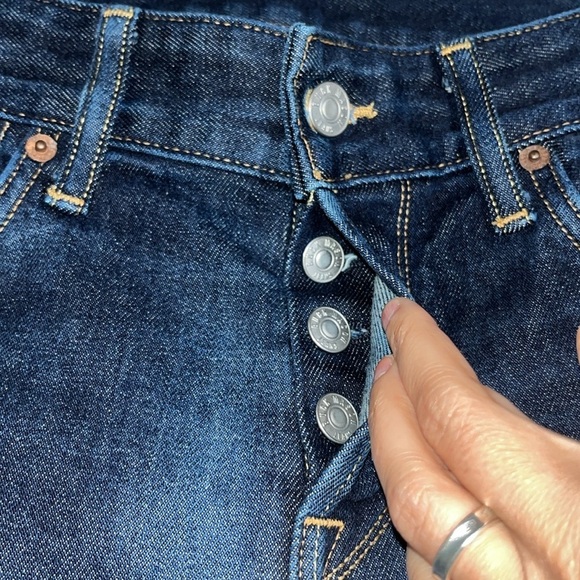 Buck Mason 12101 Maverick Slim Double Dipped 14oz. Denim Blue Jean 29 x 30 - Picture 4 of 9